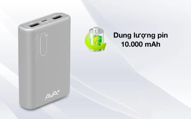 So sánh giá Pin sạc dự phòng Polymer 10.000 mAh 12W AVA+ PJ JP192 rẻ nhất? - Ảnh 3
