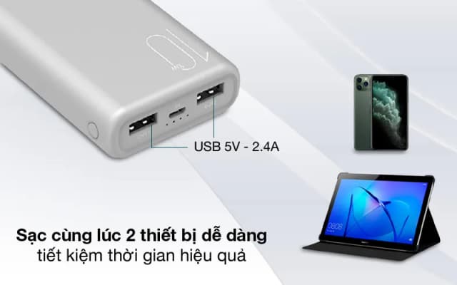 So sánh giá Pin sạc dự phòng Polymer 10.000 mAh 12W AVA+ PJ JP192 rẻ nhất? - Ảnh 7