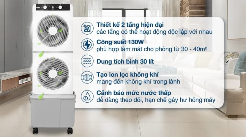So sánh giá Quạt điều hòa AVA RPD-60T 130W - Tìm sản phẩm giá rẻ nhất - Ảnh 6