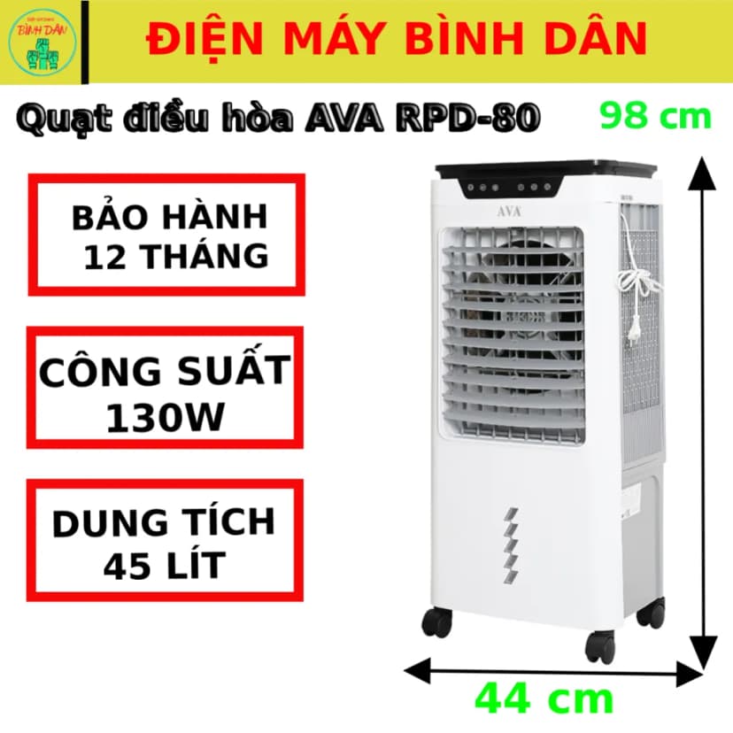 So sánh giá Quạt điều hòa AVA RPD-80 130W - Tìm sản phẩm giá rẻ nhất - Ảnh 12