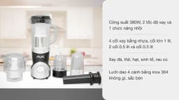 So sánh giá Máy xay sinh tố đa năng AVA SBL3196 - Tìm sản phẩm giá rẻ nhất - Ảnh 4