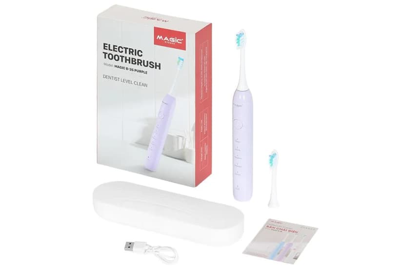 Bàn chải điện Magic B-26 - Tím - Giá rẻ nhất hôm nay - Ảnh 4