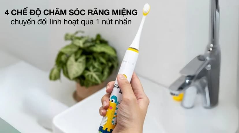 Bàn chải điện trẻ em Lock&Lock ENR226WHT - Giá rẻ nhất hôm nay - Ảnh 5