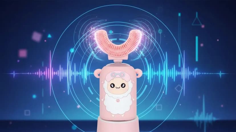 Bàn chải điện trẻ em Magic Kid-01 - Hồng - Giá rẻ nhất hôm nay - Ảnh 2