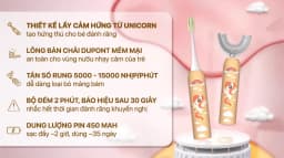 Bàn chải điện trẻ em Magic Kid-03 - Vàng - Giá rẻ nhất hôm nay - Ảnh 2