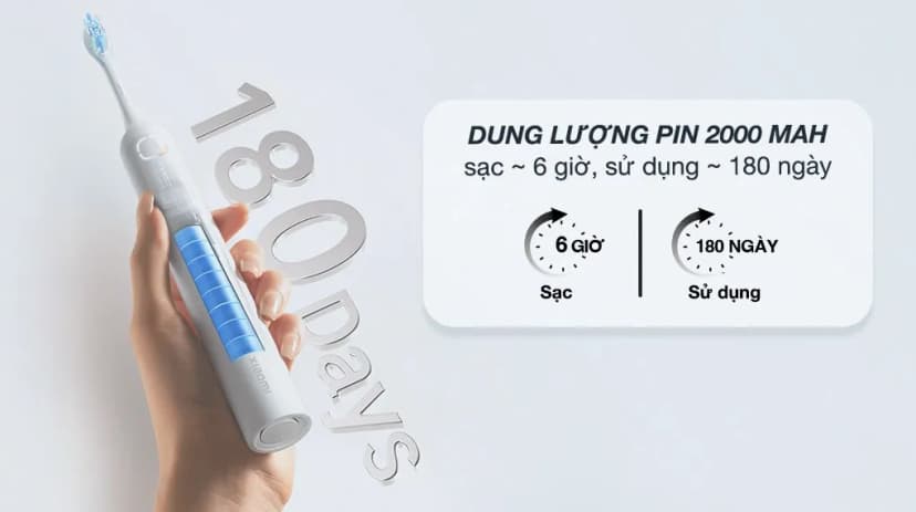 Bàn chải điện Xiaomi White GL - Giá rẻ nhất hôm nay - Ảnh 5