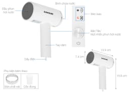 Bàn ủi hơi nước cầm tay Sunhouse SHD2176 1000W - Giá rẻ nhất hôm nay - Ảnh 9