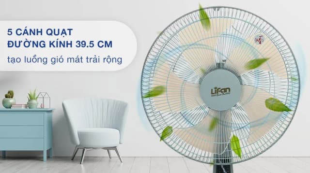 So sánh giá Quạt bàn Lifan 5 cánh B-398 45W rẻ nhất? - Ảnh 9