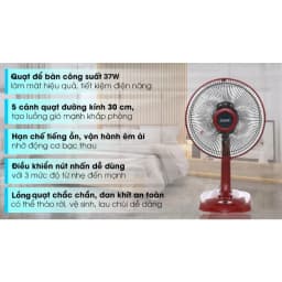 So sánh giá Quạt bàn Mitsubishi Electric 5 cánh D12-GA CY-RD 37W - Tìm sản phẩm giá rẻ nhất - Ảnh 11