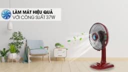 So sánh giá Quạt bàn Mitsubishi Electric 5 cánh D12-GA CY-RD 37W - Tìm sản phẩm giá rẻ nhất - Ảnh 9