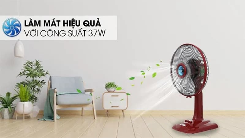 So sánh giá Quạt bàn Mitsubishi Electric 5 cánh D12-GA CY-RD 37W - Tìm sản phẩm giá rẻ nhất - Ảnh 9