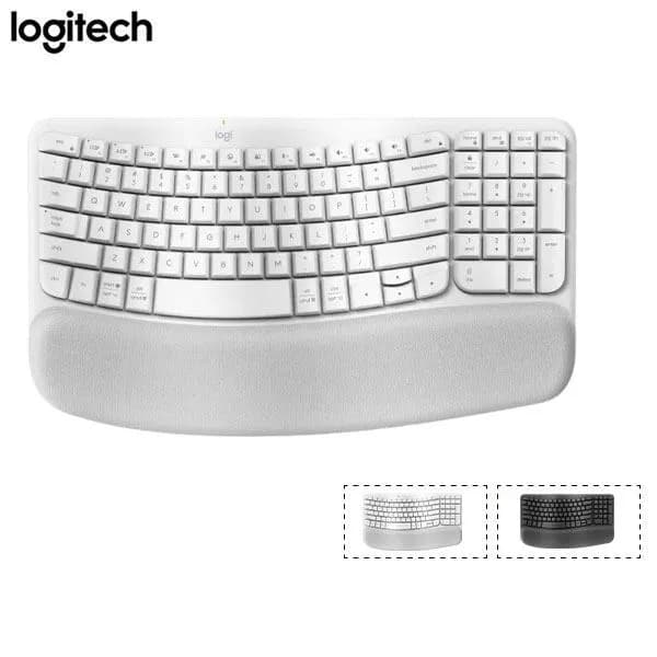 Bàn Phím Bluetooth Logitech Wave Keys Ergonomic - Ảnh 11