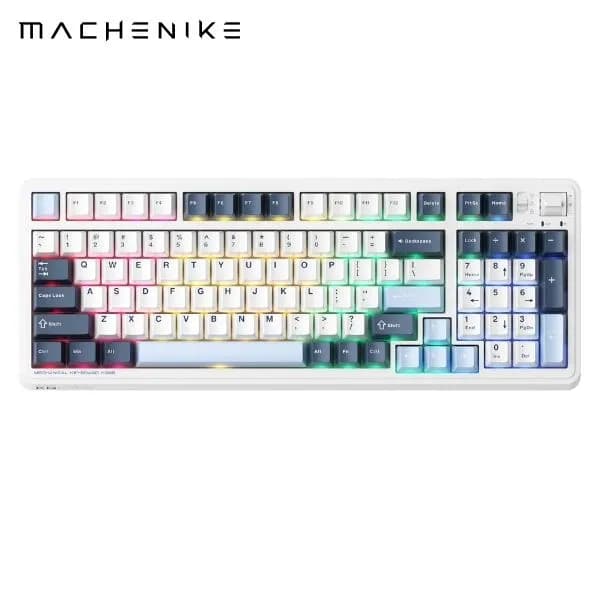 Bàn Phím Cơ Bluetooth Machenike KG98 RGB Purple-Gold Switch - Giá rẻ nhất hôm nay - Ảnh 1