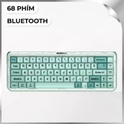 Bàn Phím Cơ Bluetooth MicroPack K-168WM - Xanh Lá