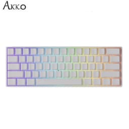 Bàn Phím Cơ Có Dây Akko FUN60 Pro SP White Akko Glare Magnetic Switches 5936