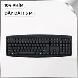 Bàn Phím Có Dây MicroPack K203 - Giá rẻ nhất hôm nay - Ảnh 1