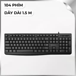 Bàn Phím Có Dây MicroPack K206 - Giá rẻ nhất hôm nay - Ảnh 1