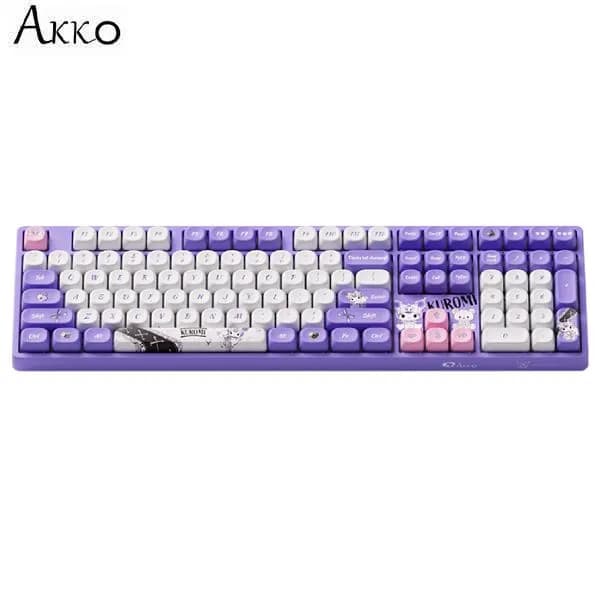 Bàn Phím Cơ Không Dây Akko 3108 RF V3 Kuromi Frost Pink - Ảnh 15