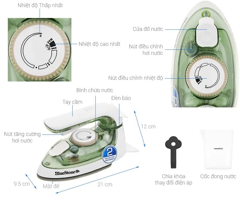 So sánh giá Bàn ủi hơi nước BlueStone SIB-3819 1200W - Tìm sản phẩm giá rẻ nhất - Ảnh 5