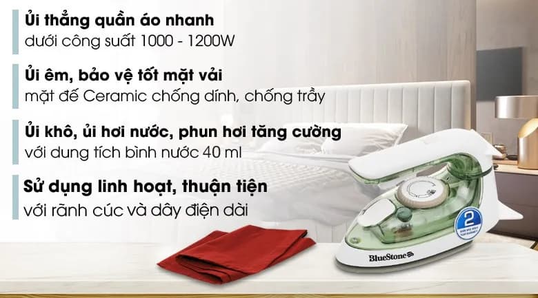 So sánh giá Bàn ủi hơi nước BlueStone SIB-3819 1200W - Tìm sản phẩm giá rẻ nhất - Ảnh 8