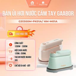Bàn ủi hơi nước cầm tay Gaabor HM-T01A 1300W