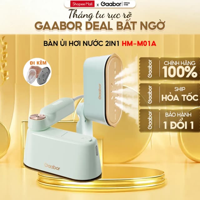 Top 1 so sánh giá Bàn ủi hơi nước cầm tay Gaabor HM-T01A 1300W - Tìm sản phẩm giá rẻ nhất - Ảnh 11