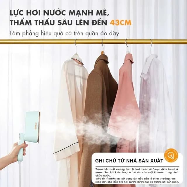 Top 1 so sánh giá Bàn ủi hơi nước cầm tay Gaabor HM-T01A 1300W - Tìm sản phẩm giá rẻ nhất - Ảnh 12