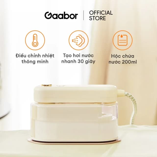 Top 1 so sánh giá Bàn ủi hơi nước cầm tay Gaabor HM-T01A 1300W - Tìm sản phẩm giá rẻ nhất - Ảnh 3