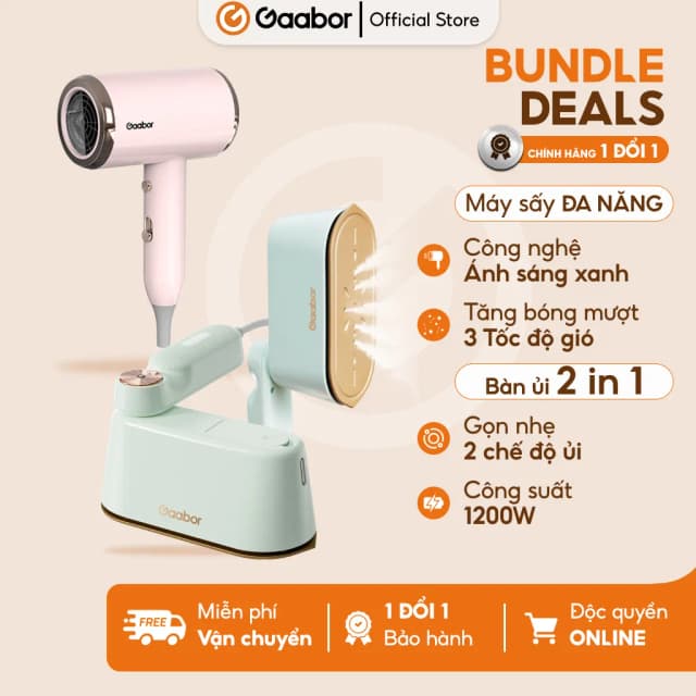 Top 1 so sánh giá Bàn ủi hơi nước cầm tay Gaabor HM-T01A 1300W - Tìm sản phẩm giá rẻ nhất - Ảnh 28