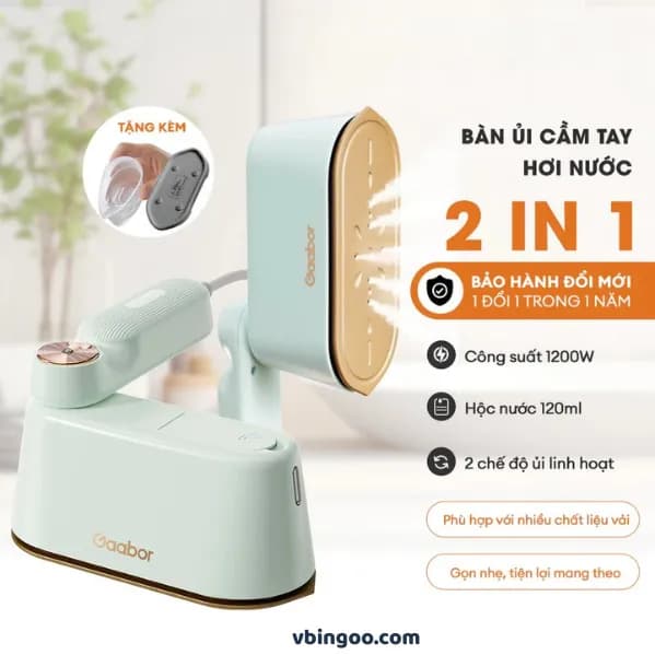 Top 1 so sánh giá Bàn ủi hơi nước cầm tay Gaabor HM-T01A 1300W - Tìm sản phẩm giá rẻ nhất - Ảnh 43