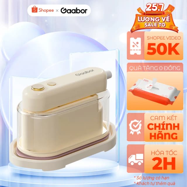 Top 1 so sánh giá Bàn ủi hơi nước cầm tay Gaabor HM-T01A 1300W - Tìm sản phẩm giá rẻ nhất - Ảnh 6