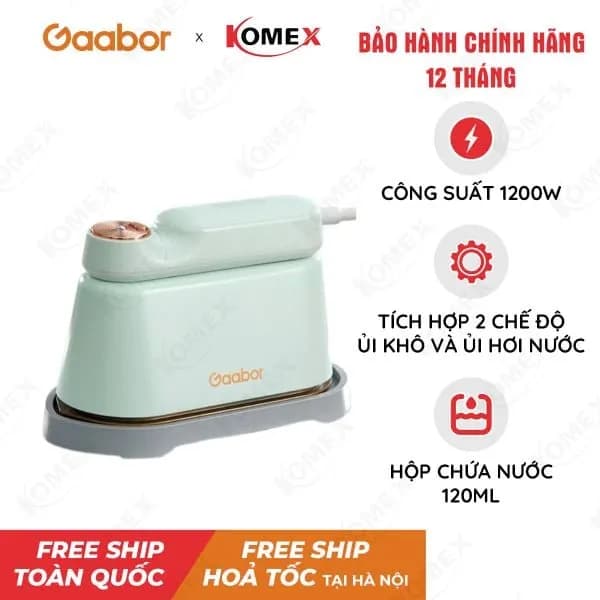 Top 1 so sánh giá Bàn ủi hơi nước cầm tay Gaabor HM-T01A 1300W - Tìm sản phẩm giá rẻ nhất - Ảnh 9