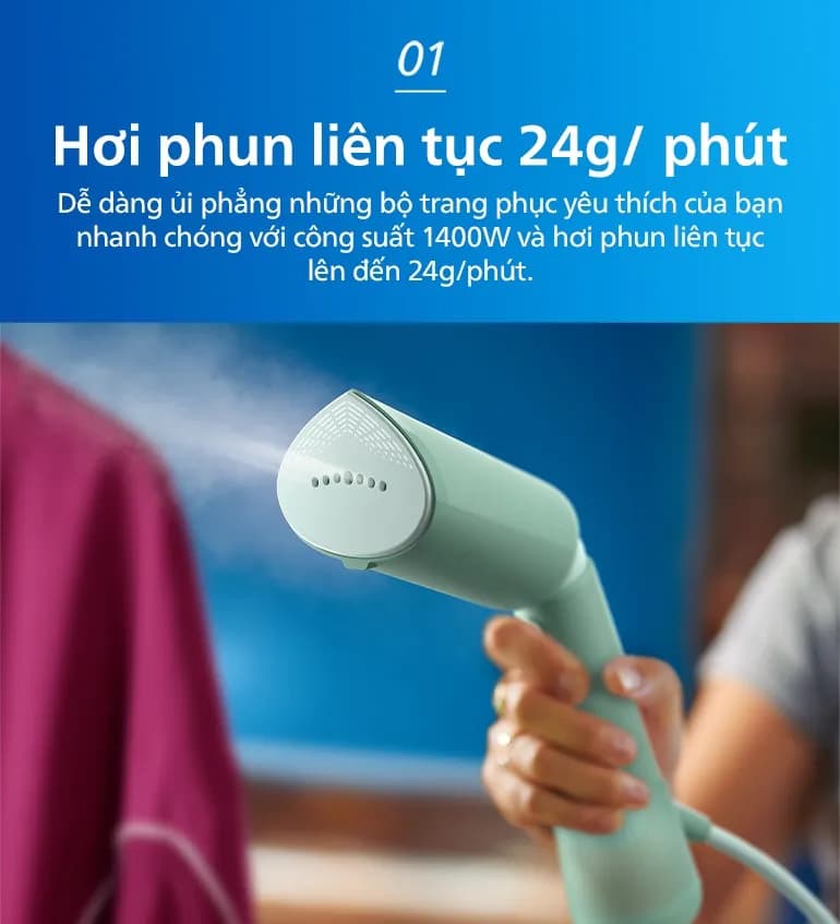 So sánh giá Bàn ủi hơi nước cầm tay Philips STH5010/70 1400W - Tìm sản phẩm giá rẻ nhất - Ảnh 7