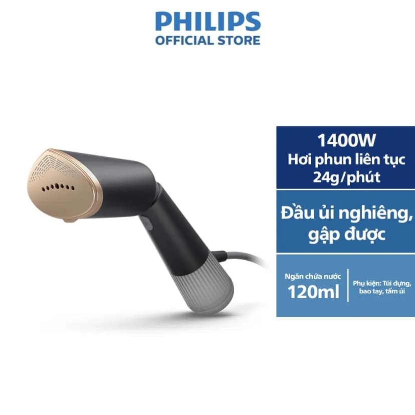 So sánh giá Bàn ủi hơi nước cầm tay Philips STH5030/80 1400 W - Tìm sản phẩm giá rẻ nhất - Ảnh 1
