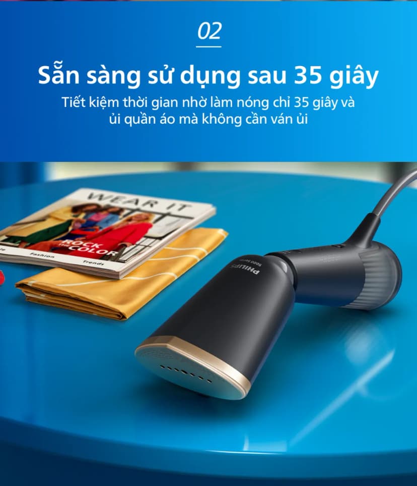 So sánh giá Bàn ủi hơi nước cầm tay Philips STH5030/80 1400 W - Tìm sản phẩm giá rẻ nhất - Ảnh 12
