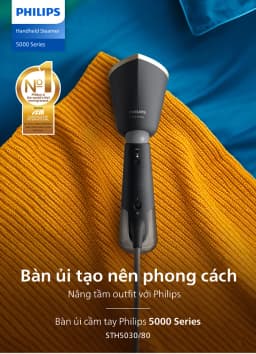 So sánh giá Bàn ủi hơi nước cầm tay Philips STH5030/80 1400 W - Tìm sản phẩm giá rẻ nhất - Ảnh 6
