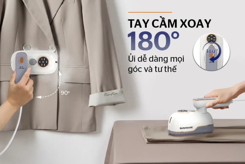So sánh giá Bàn ủi hơi nước cầm tay Sunhouse SHD2174 1000W - Tìm sản phẩm giá rẻ nhất - Ảnh 3