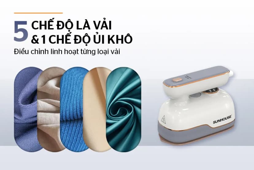 So sánh giá Bàn ủi hơi nước cầm tay Sunhouse SHD2174 1000W - Tìm sản phẩm giá rẻ nhất - Ảnh 5