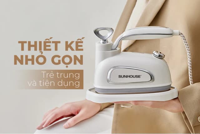 Bàn ủi hơi nước cầm tay Sunhouse SHD2175 1000W - Ảnh 2