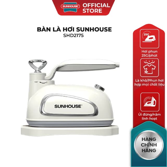 Top 1 so sánh giá Bàn ủi hơi nước cầm tay Sunhouse SHD2175 1000W - Tìm sản phẩm giá rẻ nhất - Ảnh 2