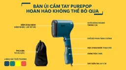 Bàn ủi hơi nước cầm tay Tefal DT2020E1 1300W - Giá rẻ nhất hôm nay - Ảnh 17