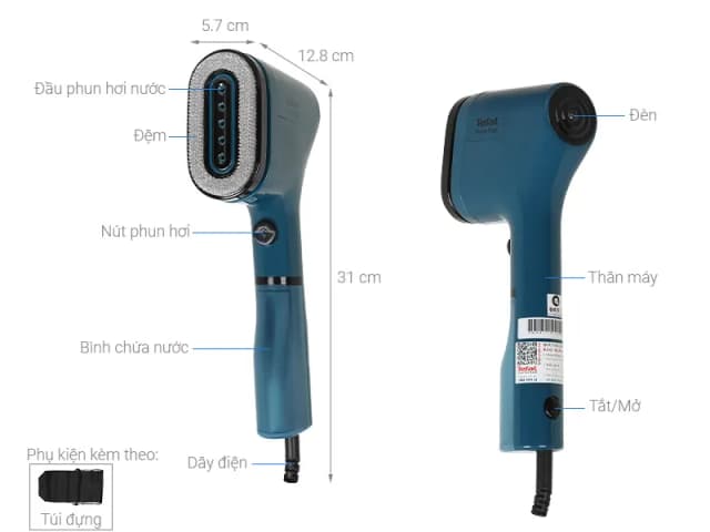 So sánh giá Bàn ủi hơi nước cầm tay Tefal DT2020E1 1300W rẻ nhất? - Ảnh 5