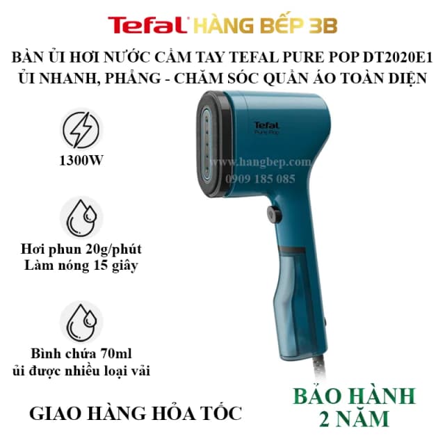 So sánh giá Bàn ủi hơi nước cầm tay Tefal DT2020E1 1300W rẻ nhất? - Ảnh 7