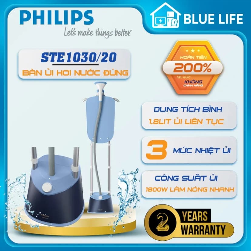So sánh giá Bàn ủi hơi nước đứng Philips STE1030/20 1800W - Tìm sản phẩm giá rẻ nhất - Ảnh 17