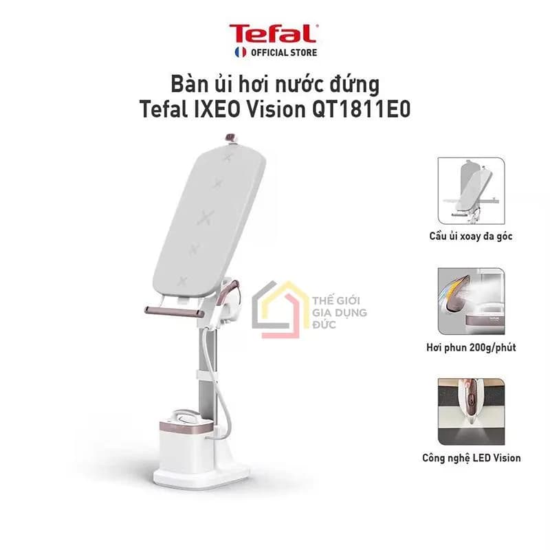 So sánh giá Bàn ủi hơi nước đứng Tefal QT1811E0 2400W - Tìm sản phẩm giá rẻ nhất - Ảnh 4