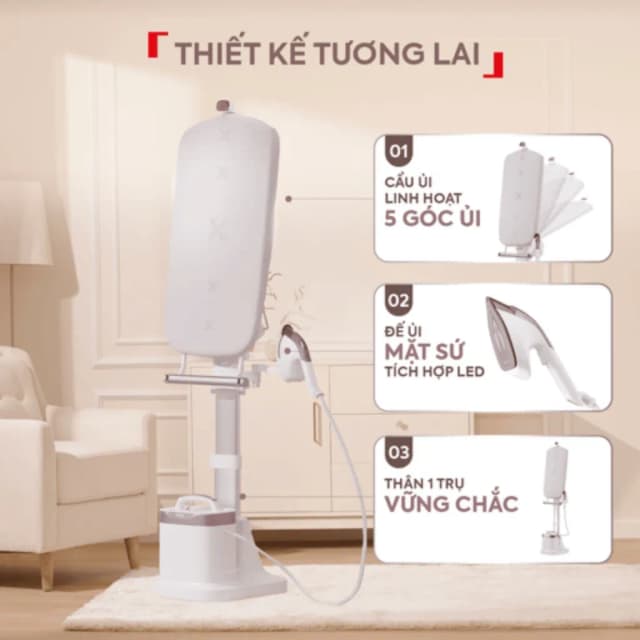 So sánh giá Bàn ủi hơi nước đứng Tefal QT1811E0 2400W rẻ nhất? - Ảnh 7