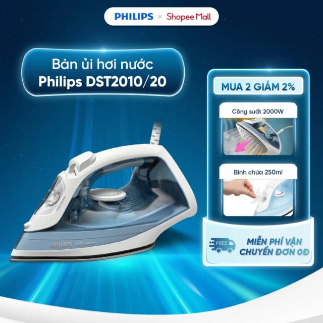So sánh giá Bàn ủi hơi nước Philips DST2010/20 2000W rẻ nhất? - Ảnh 14