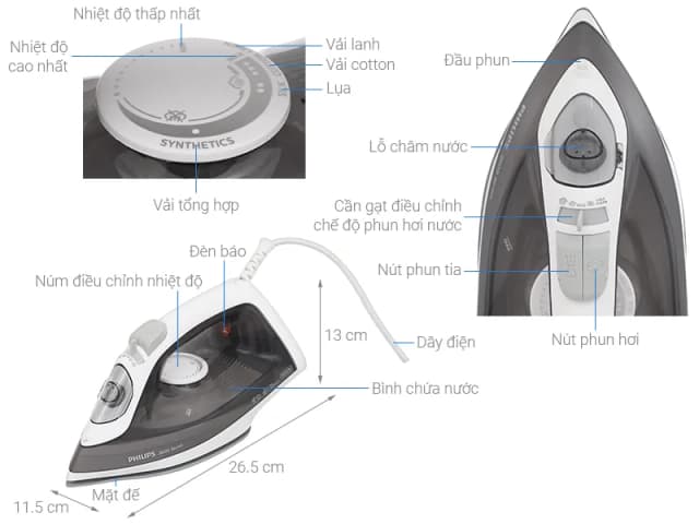 Top 1 so sánh giá Bàn ủi hơi nước Philips DST2020/90 2000W - Tìm sản phẩm giá rẻ nhất - Ảnh 16