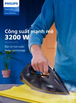 So sánh giá Bàn ủi hơi nước Philips DST7510/80 3200W - Tìm sản phẩm giá rẻ nhất - Ảnh 4