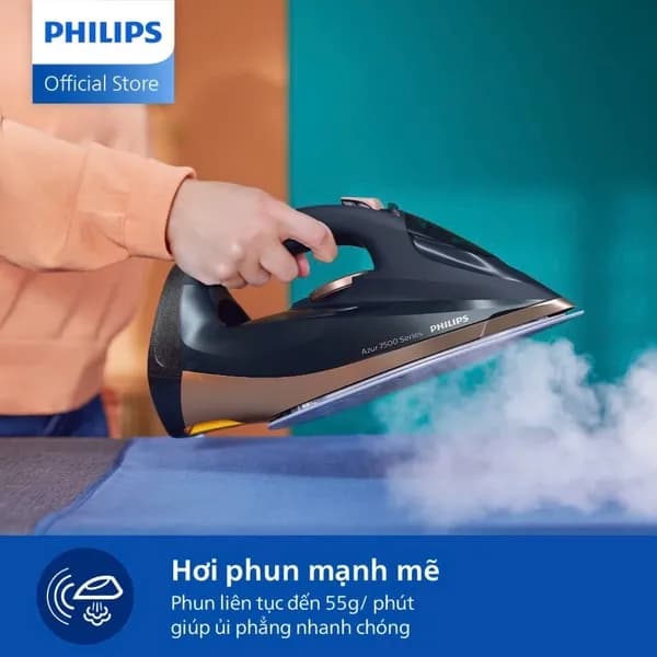 So sánh giá Bàn ủi hơi nước Philips DST7510/80 3200W - Tìm sản phẩm giá rẻ nhất - Ảnh 6